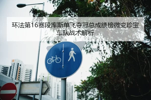 环法第16赛段库斯单飞夺冠总成绩榜微变珍宝车队战术解析